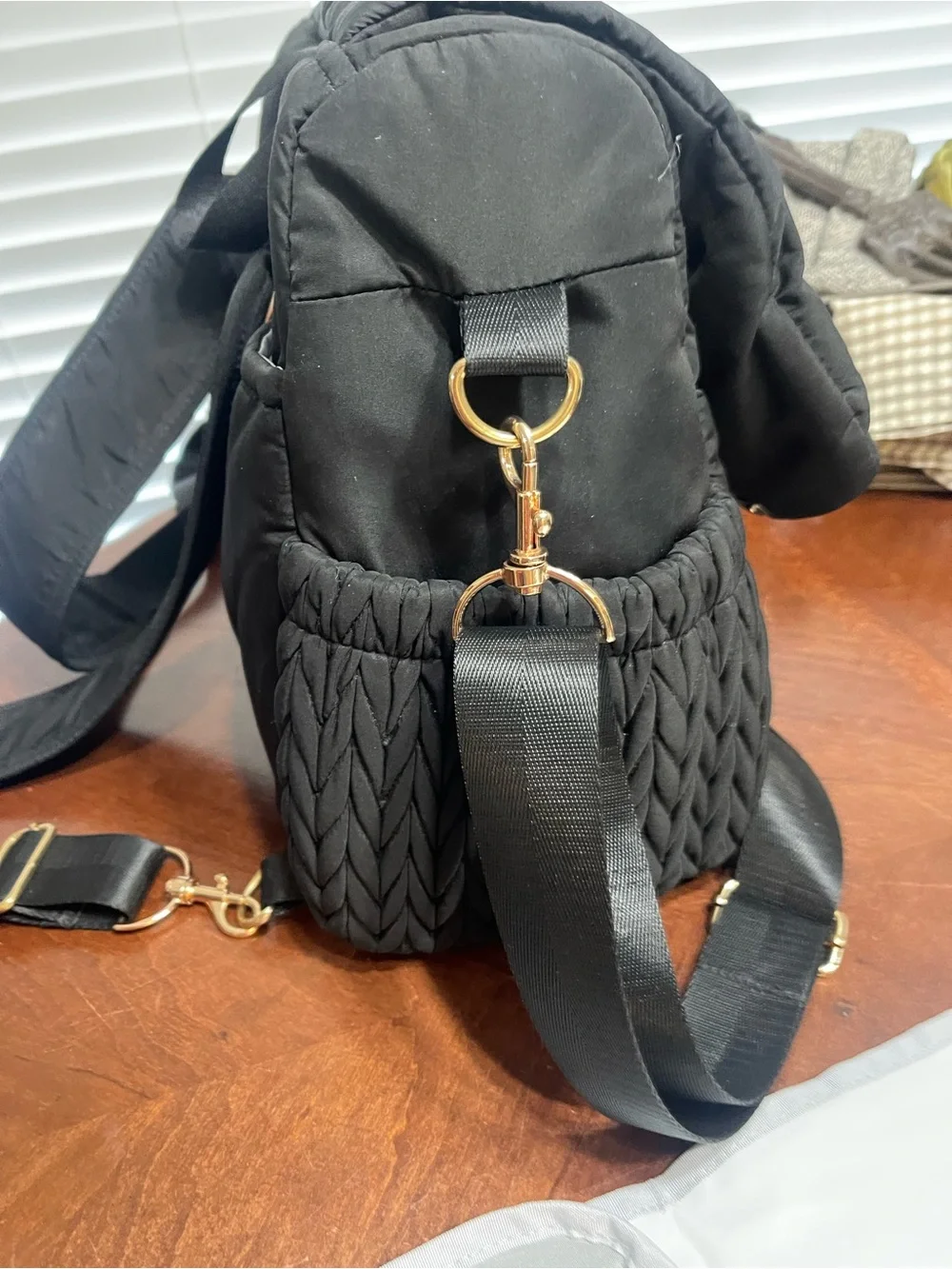 Hannah & Sophia Belle Convertible  Baby Diaper Backpack & Bag + pacifier bag